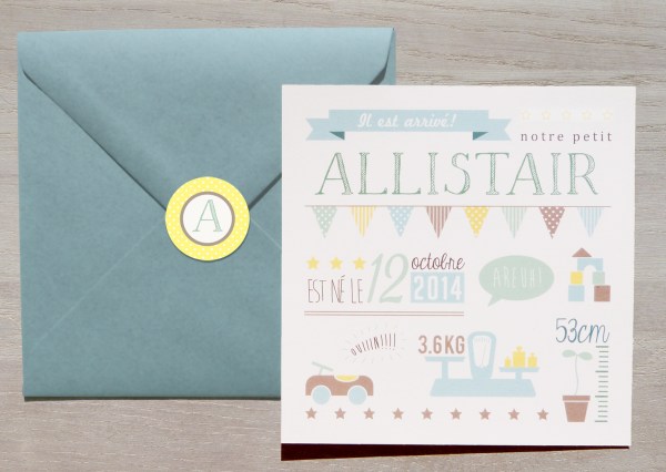 Faire-part Patchwork